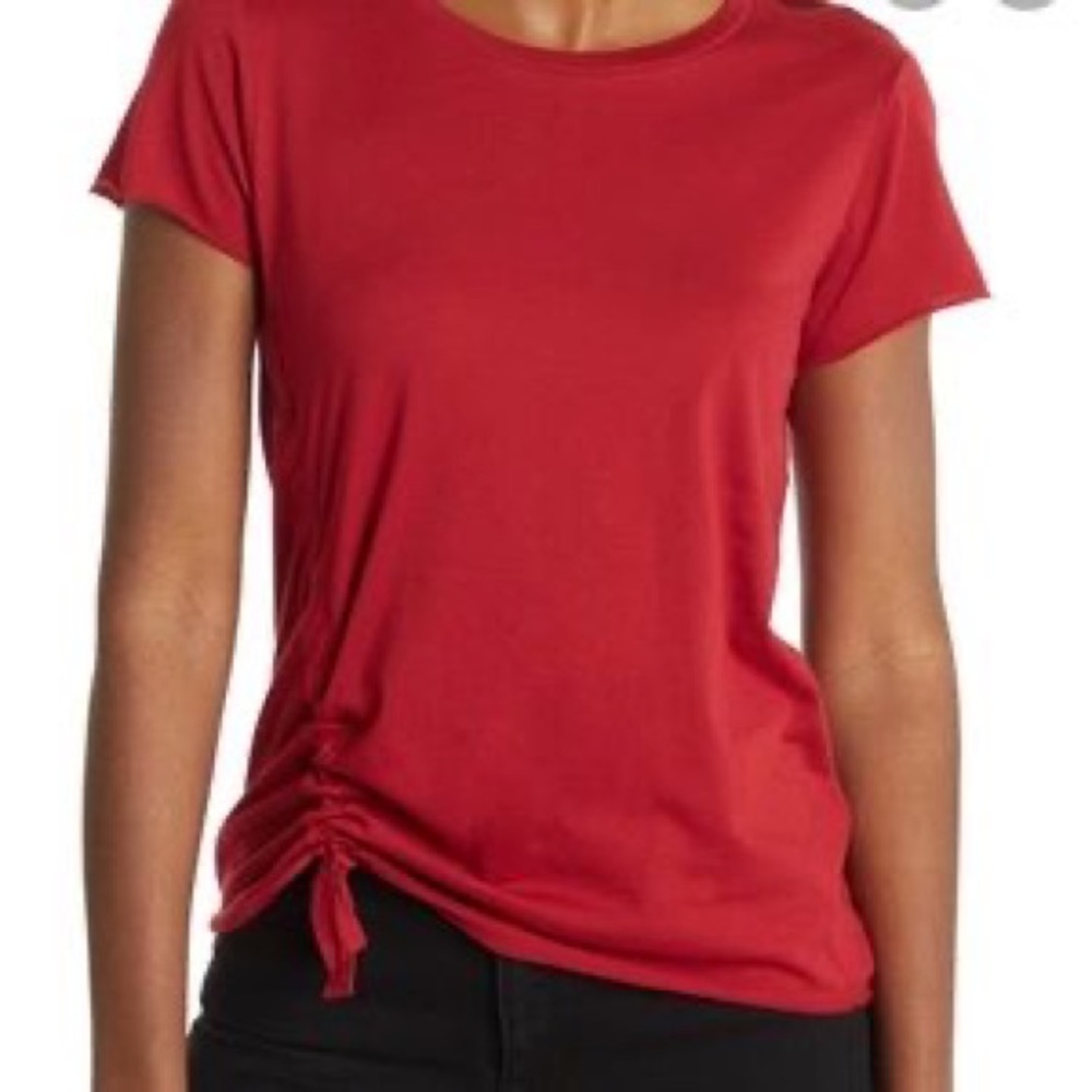 AllSaints Arie Devo Ruched Drawstring Tee